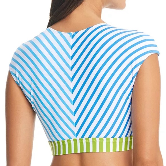 NWT Bleu by Rod Beattie
Women's Cropped Tie-Front Swim Top size 8 - Picture 2 of 2